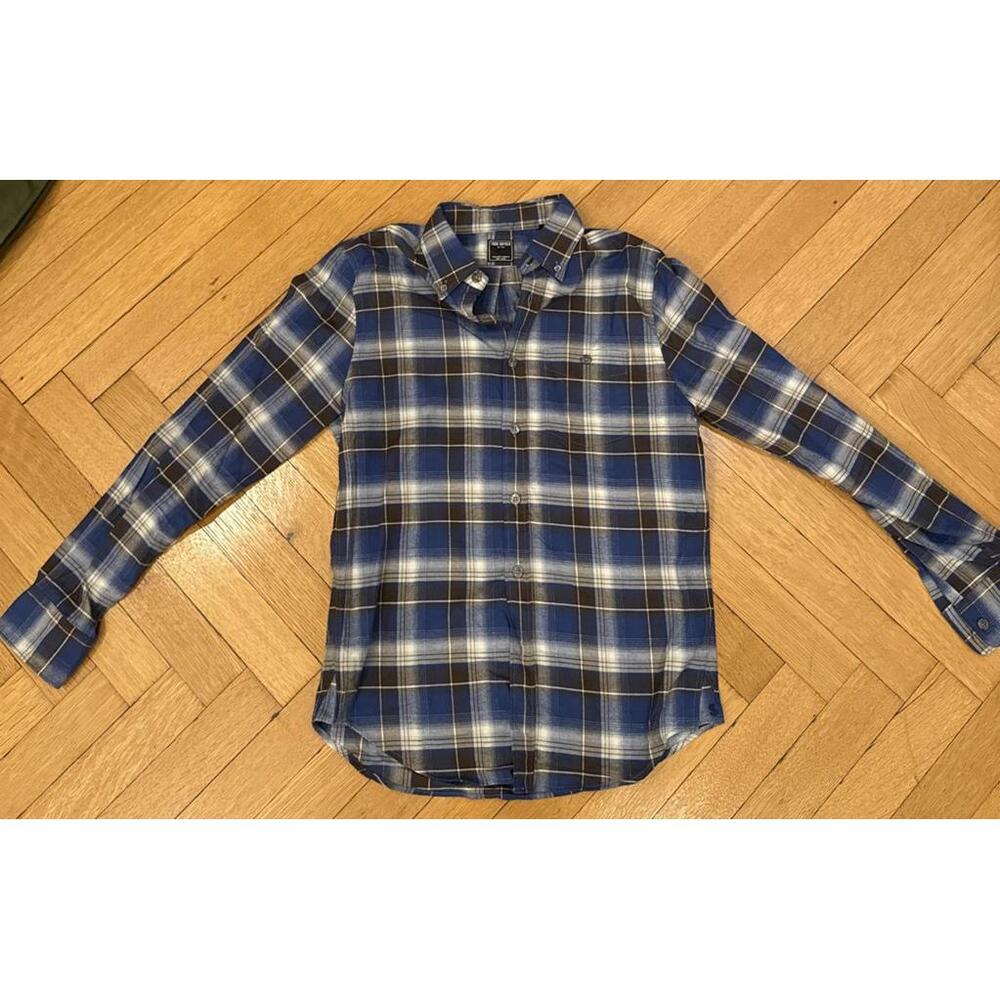 Todd Snyder Blue Plaid Casual Shirt - Size Small